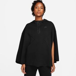 Nike Women's Black Poncho / Pullover Hoodie
